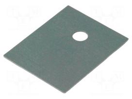 Heat transfer pad: silicone | TO247 | 0.4K/W | L: 21mm | W: 17mm | 10kV