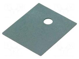Heat transfer pad: silicone | TOP3/1 | 0.4K/W | L: 20.5mm | W: 17.5mm