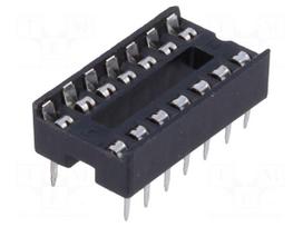 Socket: DIP | PIN: 14 | 7.62mm | THT | Pitch: 2.54mm