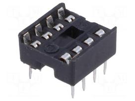 Socket: DIP | PIN: 8 | 7.62mm | THT | Pitch: 2.54mm