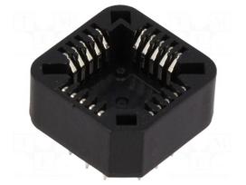 Socket: PLCC | PIN: 20 | phosphor bronze | tinned | 1A | THT