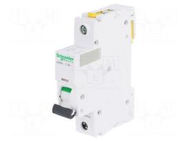 Circuit breaker | 230VAC | Inom: 3A | Poles: 1 | DIN | Charact: C | 6kA