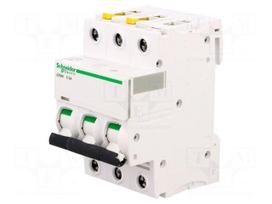 Circuit breaker | 400VAC | Inom: 6A | Poles: 3 | DIN | Charact: C | 6kA