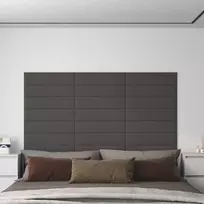 Sieninis galvūgalis 12 pcs Tamsiai pilka 60 x 15 cm audinys