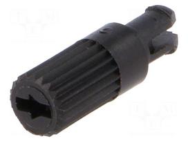 Knob | shaft knob | black | h: 11.7mm | Application: CA14 | B: 3.7mm