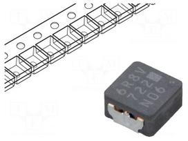 Inductor: wire | SMD | 6.8uH | 2.9A | 65.7mΩ | 5.5x5x3mm | ±20% | -55÷155°C