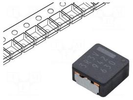 Inductor: wire | SMD | 3.3uH | 7.6A | 14.1mΩ | 8.5x8x4mm | ±20% | -55÷155°C
