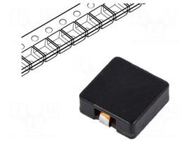 Inductor: wire | SMD | 4.3uH | Ioper: 7.5A | 14.1mΩ | ±20% | Isat: 9.5A
