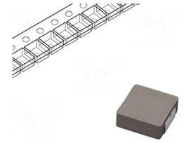 Inductor: wire | SMD | 1uH | Ioper: 7.1A | 19.3mΩ | ±20% | Isat: 11A | 100kHz