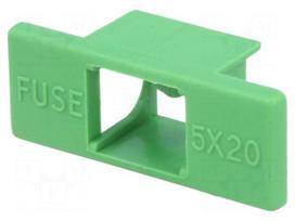 Cover | -30÷85°C | Mat: thermoplastic | UL94V-0 | Colour: green
