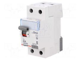 RCD breaker | Inom: 40A | Ires: 30mA | Max surge current: 250A | 400V
