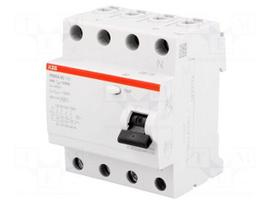 RCD breaker | Inom: 40A | Ires: 30mA | Max surge current: 250A | IP20