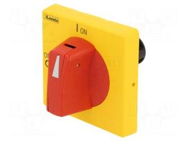 Knob | GA | Colour: red/yellow