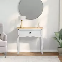 Konsolės stalas Balta 73 x 35 x 73 cm Kietos pušies mediena