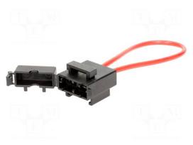 Fuse acces: fuse holder | fuse: 19mm | 20A | on cable | Leads: 2 leads