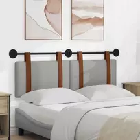 Kabantysis galvūgalis Debesų pilka 150 x 55 x 5 cm Antikinis PU