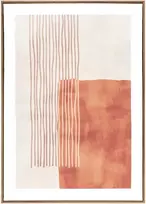 House Nordic Drobės paveikslas, Mina, 50x70x2.5 cm, Smėlio