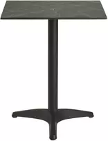 House Nordic Valgomojo stalas 60x60x73 cm pilkas bistro stalas aliuminis