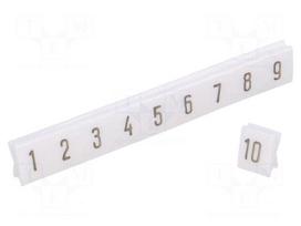 Marker | Application: ZG-G,ZUG,ZUG-G | white | Width: 4.5mm | PCV