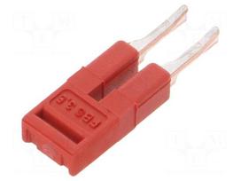 Screw bridge | ways: 2 | red | Width: 3.5mm | UL94V-0