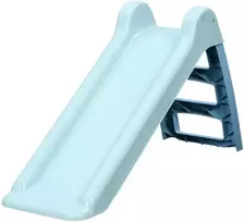 Pastatoma vaikiška čiuožykla, melsva/mėlyna