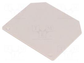 End/partition plate | Application: WDU | beige | max.125°C