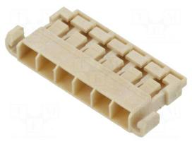 Connector: wire-board | DF65 | plug | female | w/o contacts | PIN: 6