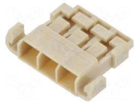 Connector: wire-board | DF65 | plug | female | w/o contacts | PIN: 3