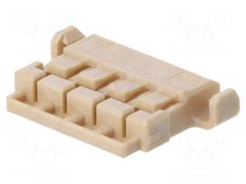 Connector: wire-board | DF65 | plug | female | w/o contacts | PIN: 4