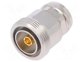 Adapter | 4.3-10 plug,7-16 socket | Insulation: teflon | 6GHz | 50Ω