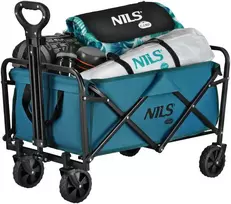 NC4306 Sulankstomas kelioninis vežimėlis, turkio spalvos, 70 l, NILS CAMP
