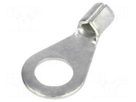 Ring terminal | M8 | 4÷6mm2 | crimped | for cable | non-insulated