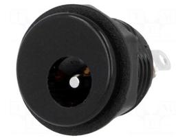 Socket | DC supply | male | 5,5/2,1mm | 5.5mm | 2.1mm | soldering
