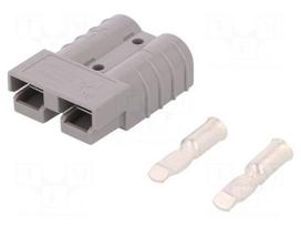 Plug | wire-wire | SB50 | hermaphrodite | PIN: 2 | for cable | crimped