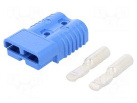 Plug | wire-wire | SB175 | hermaphrodite | PIN: 2 | for cable | crimped