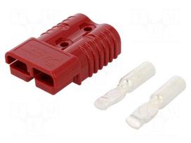 Plug | wire-wire | SB175 | hermaphrodite | PIN: 2 | for cable | crimped