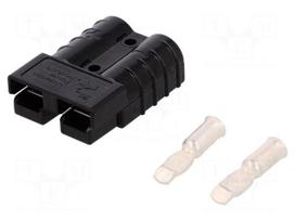 Plug | wire-wire | SB50 | hermaphrodite | PIN: 2 | for cable | crimped