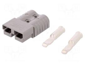 Plug | wire-wire | SB120 | hermaphrodite | PIN: 2 | for cable | crimped