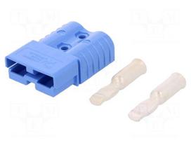 Plug | wire-wire | SB120 | hermaphrodite | PIN: 2 | for cable | crimped