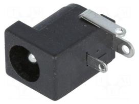 Socket | DC supply | male | 5,5/2,5mm | 5.5mm | 2.5mm | THT | 1A | -25÷85°C