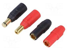 Plug | DC supply | AS150 | male + female | PIN: 2 | for cable | soldered
