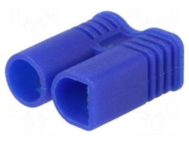 Plug | DC supply | EC2 | male | PIN: 2 | for cable | soldered | Colour: blue
