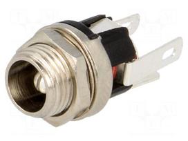 Socket | DC supply | male | 5,5/2,5mm | 5.5mm | 2.5mm | soldering