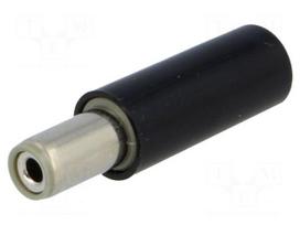 Plug | DC supply | female | 5,5/2,1mm | 5.5mm | 2.1mm | for cable | 9.5mm