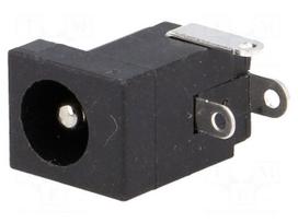Socket | DC supply | male | 5,5/2,5mm | 5.5mm | 2.5mm | soldering | 5A