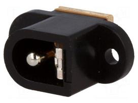 Socket | DC supply | male | 5,5/2,5mm | 5.5mm | 2.5mm | soldering | 5A