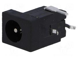 Socket | DC supply | male | 5,5/2,1-2,5mm | 5.5mm | 2.1mm | THT | 5A | 12VDC