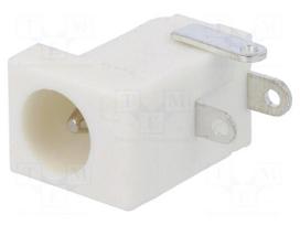 Socket | DC supply | male | 5,5/2,1-2,5mm | 5.5mm | 2.1mm | soldering
