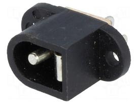 Socket | DC supply | male | 5,5/2,1mm | 5.5mm | 2.1mm | soldering
