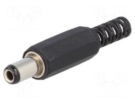 Plug | DC supply | female | 5,5/2,5mm | 5.5mm | 2.5mm | for cable | 9mm